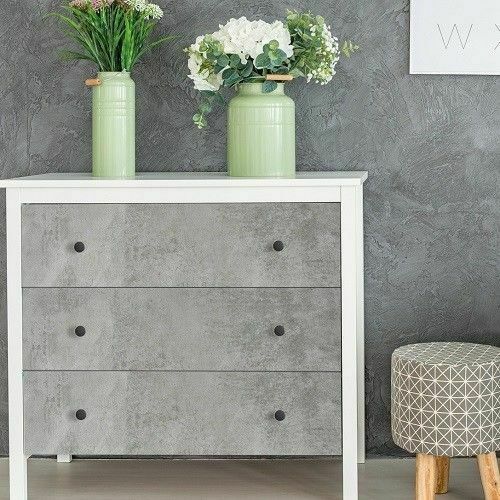 D-C-Fix Glossy Taupe/Grey Self-Adhesive Vinyl Film – 45cm X 1m Roll