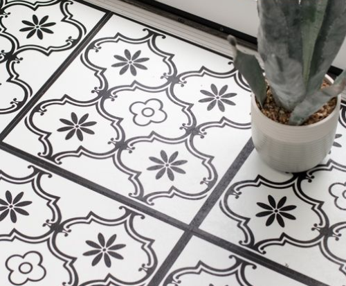 D-C FIX-floor Classic Ornament Style self-adhesive vinyl floor tiles 30.5cm x 30.5cm-F2745052