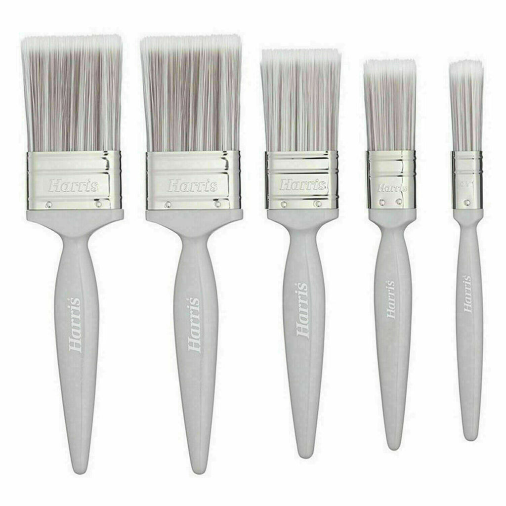 5 Harris Paint Brushes Professional Wall & Ceilings Emulsion Paint Brushes