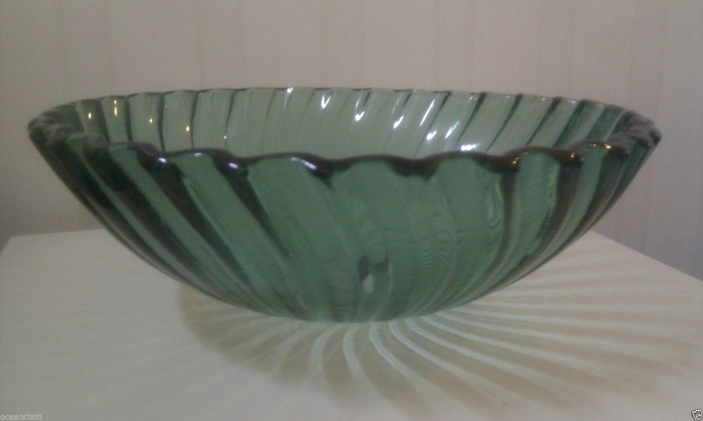 DESIGNER GORGEOUS LUXURY FLUTED  GLASS BASIN sink wash bowl ZK446G