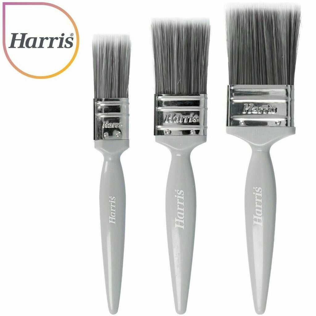 3 Pack Wall & Ceilings Brushes Harris Emulsion Paints