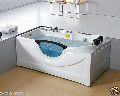 MASSAGE BATH bathtub spa, hand held shower, head rest 1620mm AK606L