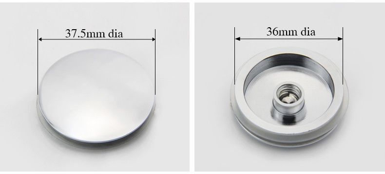 Click Button Replacement PopUp Replacement cap ClickClack Basin Waste Push Button small 37.5mm ...