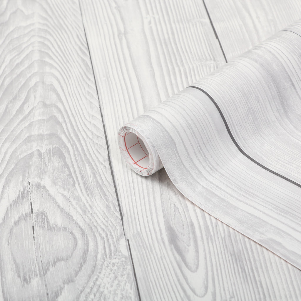 D-c-fix Sticky Plastic Self Adhesive Vinyl Wrap shabby white wood 67.5cm x 2m